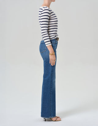 High-Rise Flare-Leg Jeans Kimberly 70s