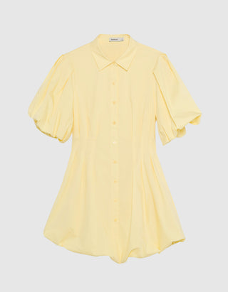 Mini-Kleid Cleo mit Ballon-Ärmeln