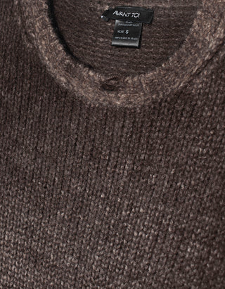 Destroyed-Look Kaschmir-Seiden-Mix Pullover