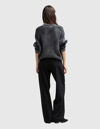 Oversize Kaschmir-Seiden-Mix Pullover