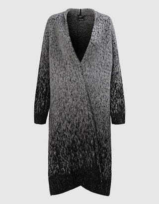 Wolle-Kaschmir Mix Cardigan Brushed Degrade