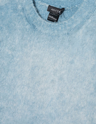 Kurzarm-Pullover mit Rundhalsausschnitt