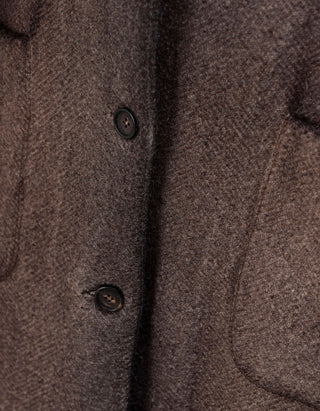 Woll-Mix Mantel mit Eingrifftaschen