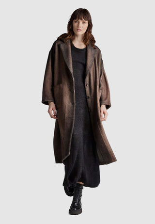 Woll-Mix Mantel mit Eingrifftaschen