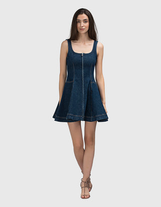 Mini-Denim Kleid Eleodra