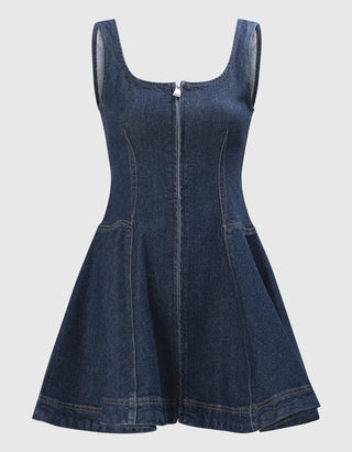 Mini-Denim Kleid Eleodra