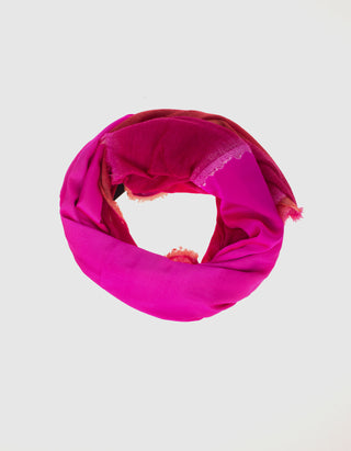 Patchwork Kaschmir-Seiden Schal Double Foulard