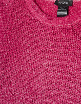 Destroyed Look Strick-Pullover