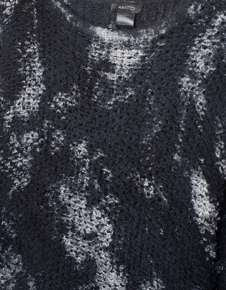 Bouclé Kaschmir-Seiden-Pullover