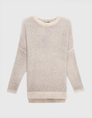 Kaschmir-Seiden-Pullover im Oversize-Look
