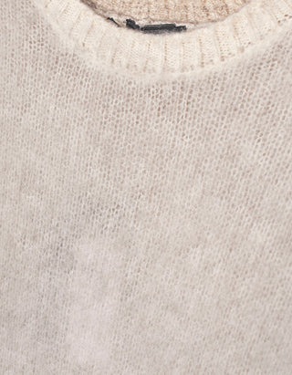 Kaschmir-Seiden-Pullover im Oversize-Look