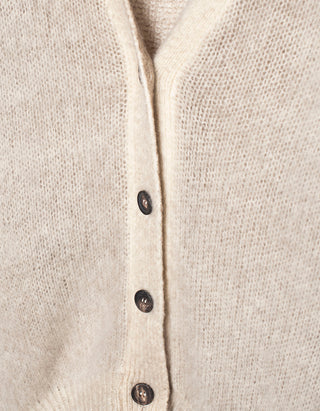 Oversize Kaschmir-Seiden-Cardigan