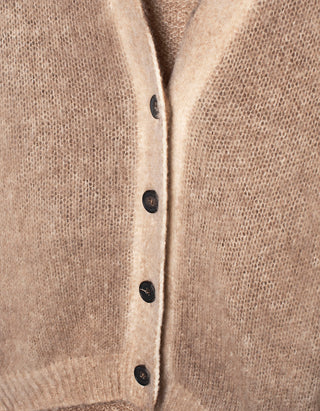 Oversize Kaschmir-Seiden-Cardigan