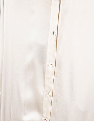 Oversize Seiden-Bluse