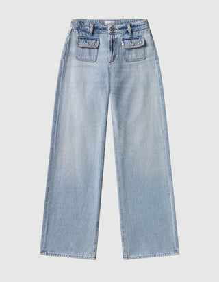 Wide-Leg Jeans Nora Patch
