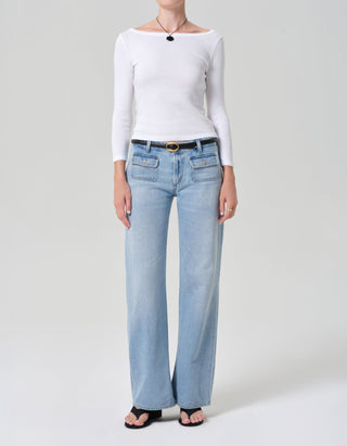 Wide-Leg Jeans Nora Patch