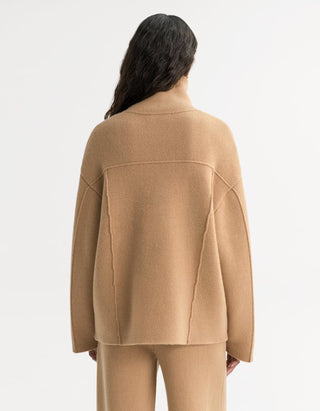 Oversize Woll-Kaschmir-Cardigan