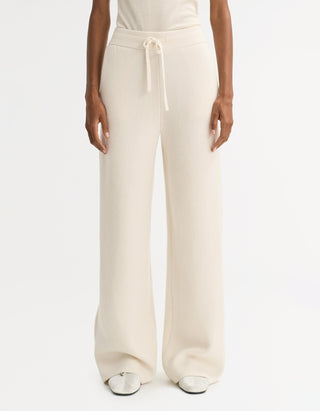 Strickhose Double Knit aus Woll-Kaschmir-Mix