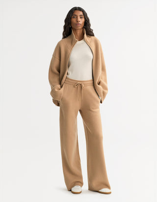 Strickhose Double Knit aus Woll-Kaschmir-Mix