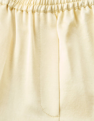 Wolle-Seiden-Mix Wide-Leg Hose