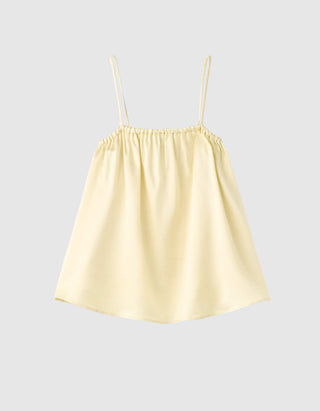Wolle-Seiden-Mix Trägertop Singlet