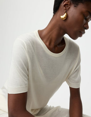 Feinstrick-Shirt Featherlight mit Kaschmiranteil
