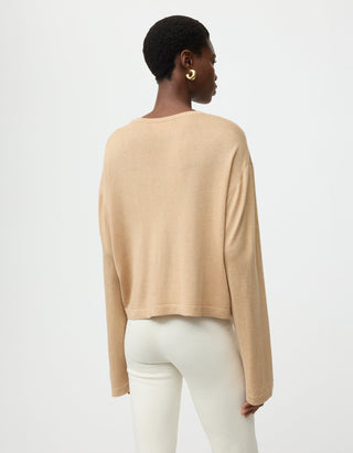 Seiden-Kaschmir-Feinstrickpullover