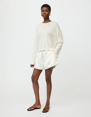 Seiden-Kaschmir-Feinstrickpullover