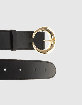 Ledergürtel mit Metall-Details