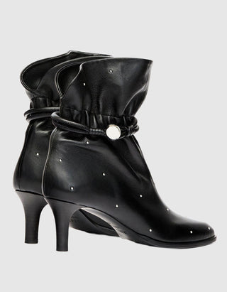 Lammleder-Stiefeletten Forla Button mit Nieten