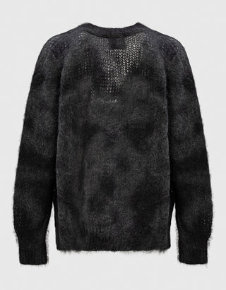 Fuzzy Mohair-Mix Cardigan Mylene