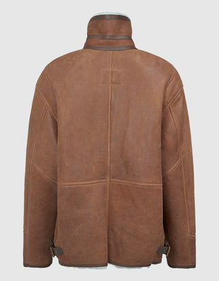 Lammleder-Shearling-Jacke Adelina