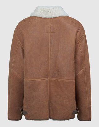 Lammleder-Shearling-Jacke Adelina