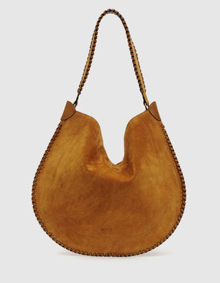 Veloursleder Hobo-Bag Oskan