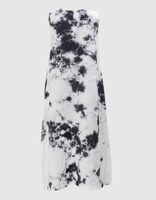 Oversize Leinen-Kleid