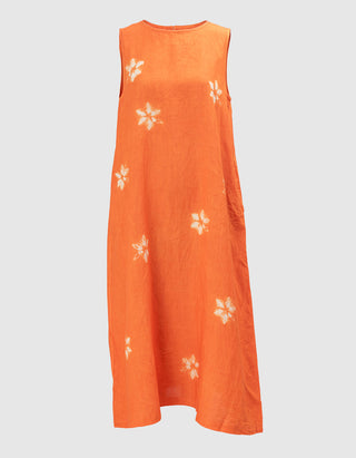 Oversize Leinen-Kleid