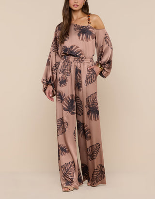 Bedruckte Wide-Leg Hose Lillian