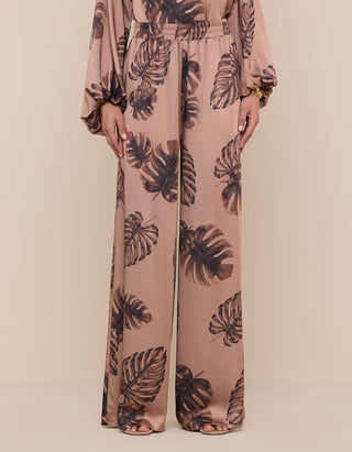 Bedruckte Wide-Leg Hose Lillian