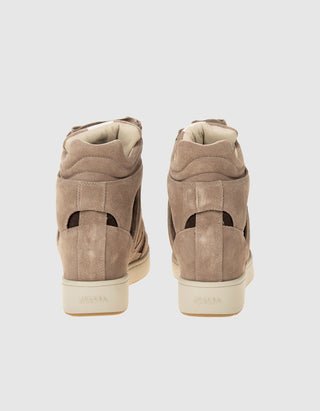 Keilabsatz-Sneaker IM3 aus Veloursleder
