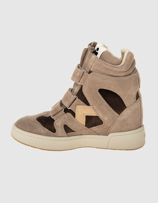 Keilabsatz-Sneaker IM3 aus Veloursleder