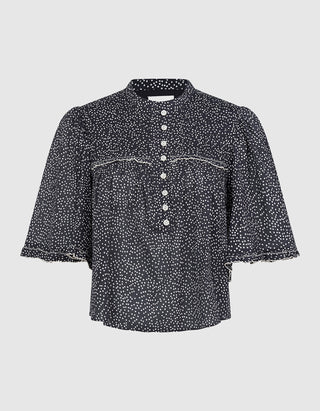 Gemusterte Bluse Douna