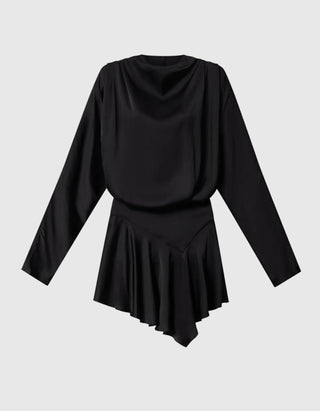 Satin Mini-Kleid Neline