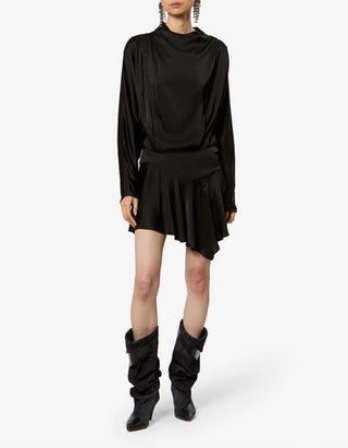 Satin Mini-Kleid Neline