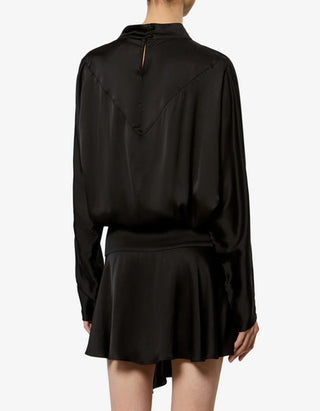 Satin Mini-Kleid Neline