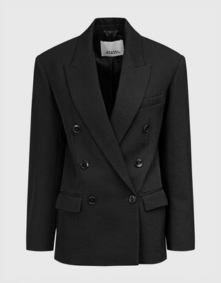 Doppelreihiger Woll-Blazer Khera