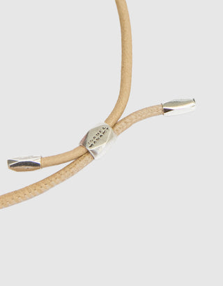 Armband Janis mit Perlen und Lederdetails