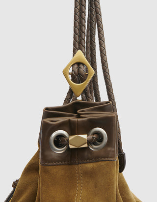 Veloursleder-Tasche Maia Medium