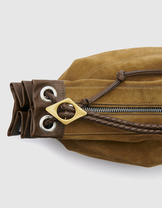 Veloursleder-Tasche Maia Medium