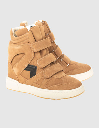 Keilabsatz-Sneaker IM3 aus Veloursleder
