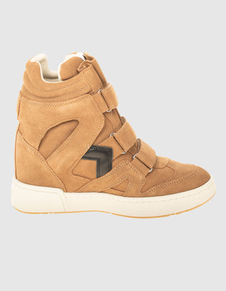Keilabsatz-Sneaker IM3 aus Veloursleder
